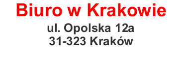Dane kontaktowe - Kraków