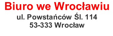 Dane kontaktowe - Wrocław